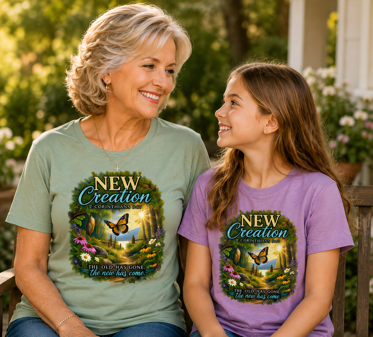 New Creation | 2 Corinthians 5:17 | Christian T-Shirt
