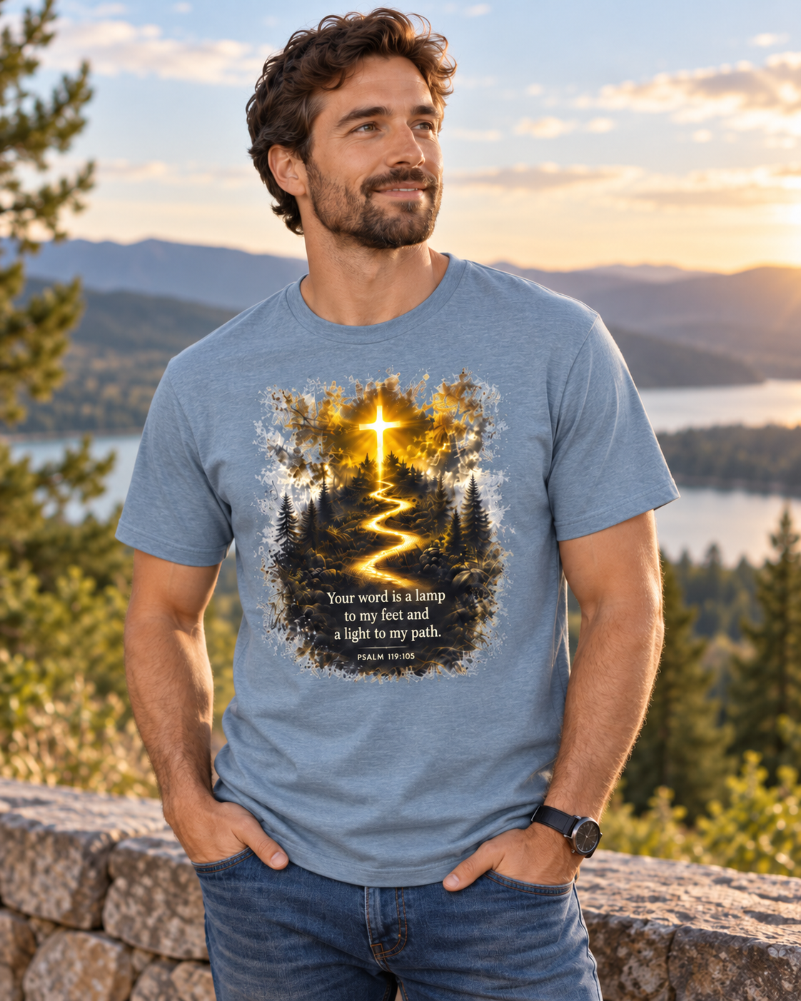 My Lamp | Christian T-Shirt | Psalm 119:105